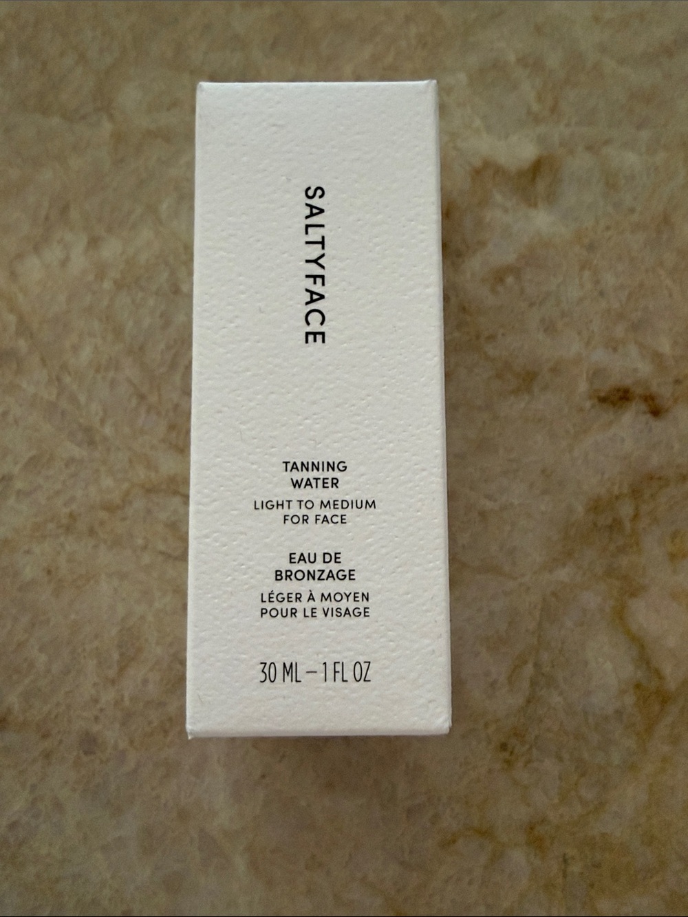 New Saltyface Tanning Water light to medium for Face